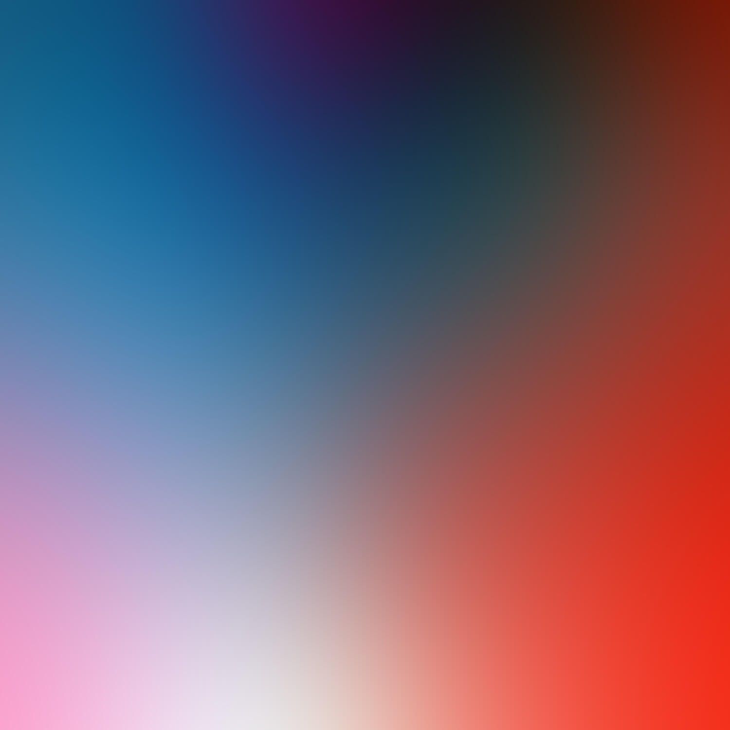 Soft gradient of blue, pink, and orange